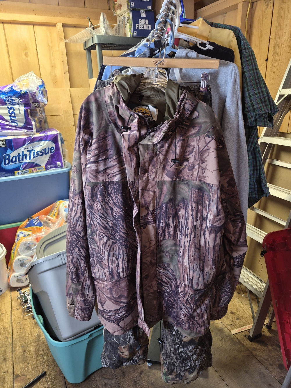 Cabela's Camo Men's Hooded coat Bin 60